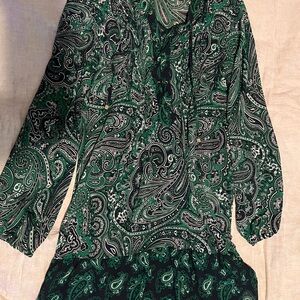 Michael Kors Black and navy Paisley Tunic dress